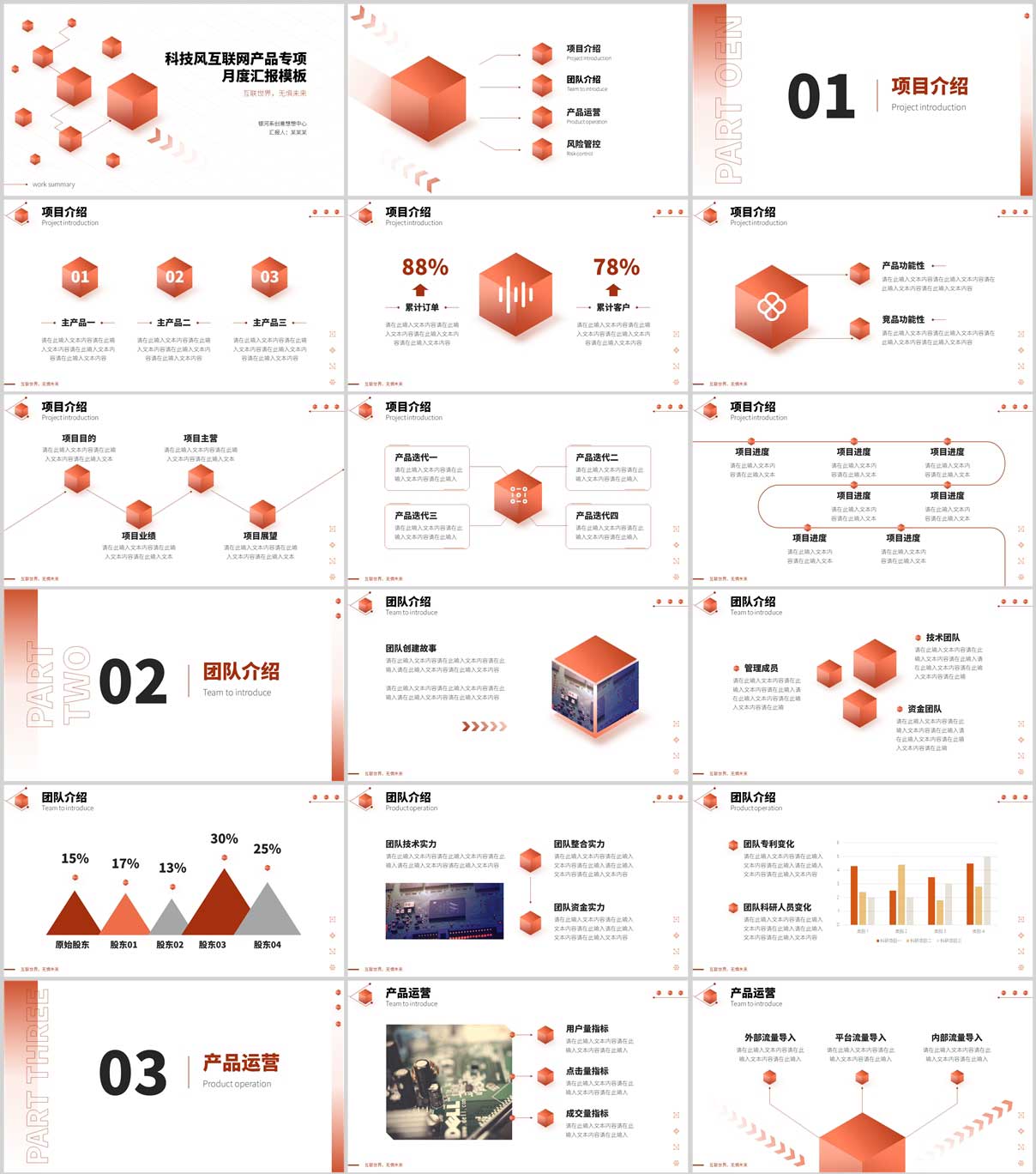 立項(xiàng)PPT，項(xiàng)目介紹PPT，簡潔PPT，職場PPT，PPT版式庫